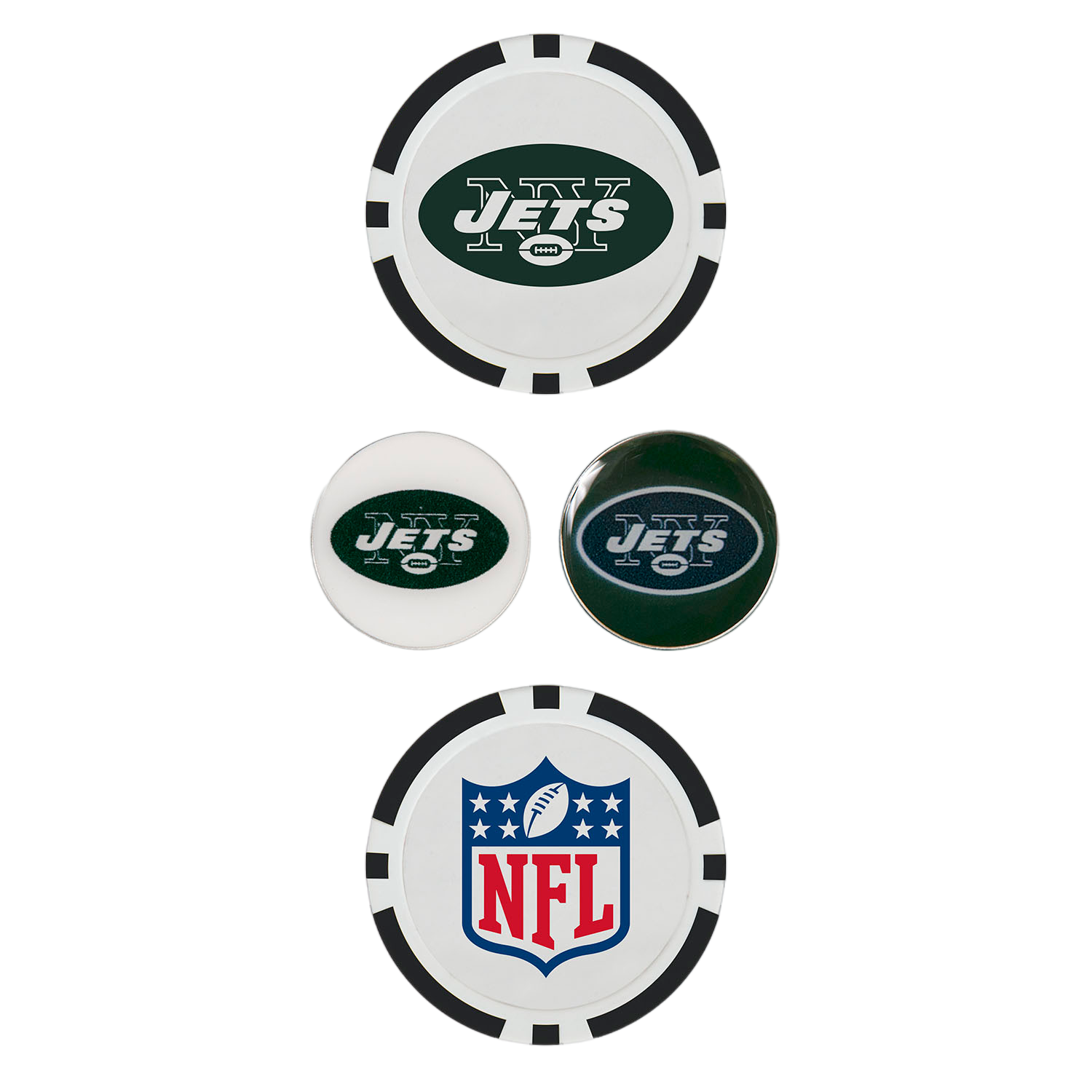 Team Effort New York Jets Ball Marker Set