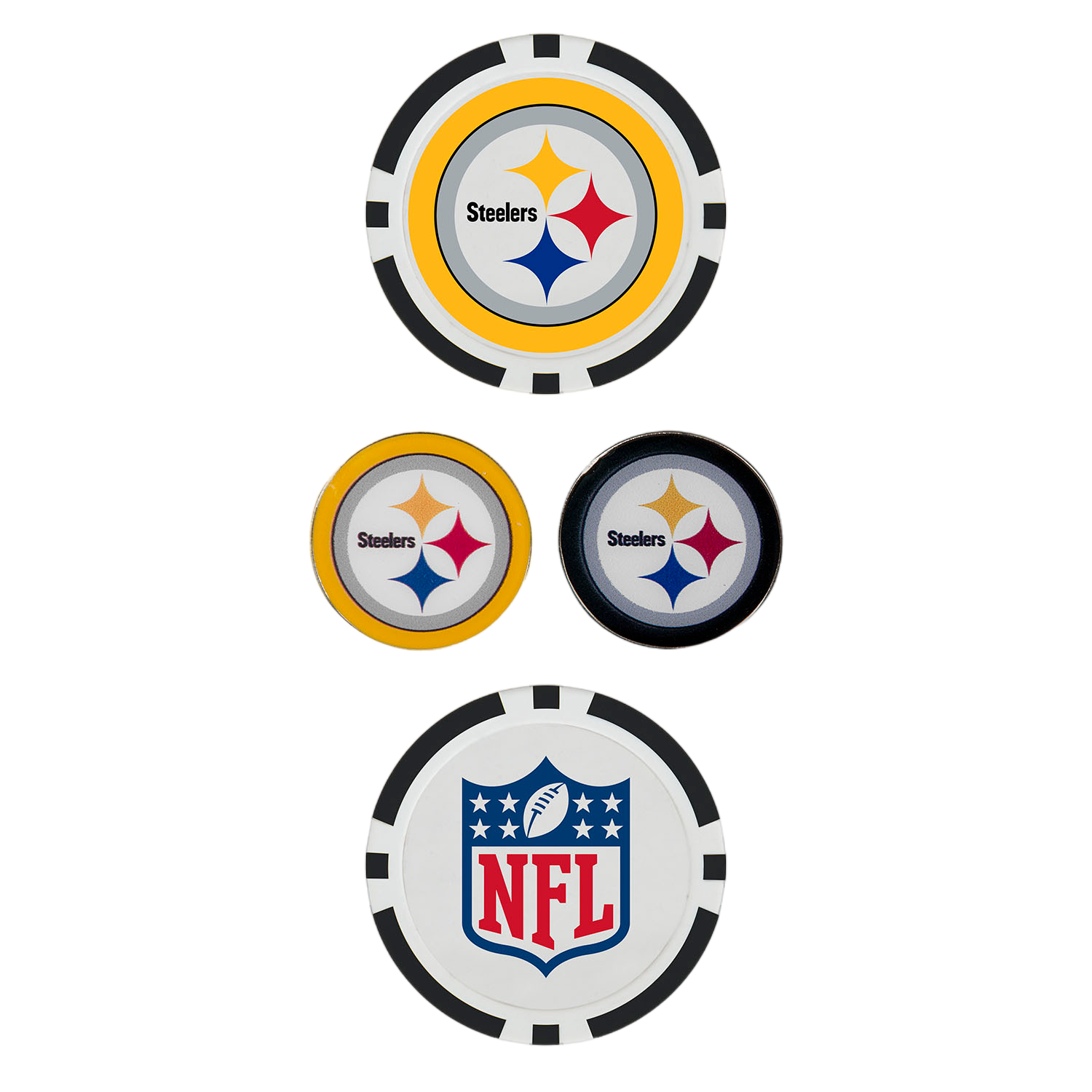 Team Effort Pittsburgh Steelers Ball Marker Set