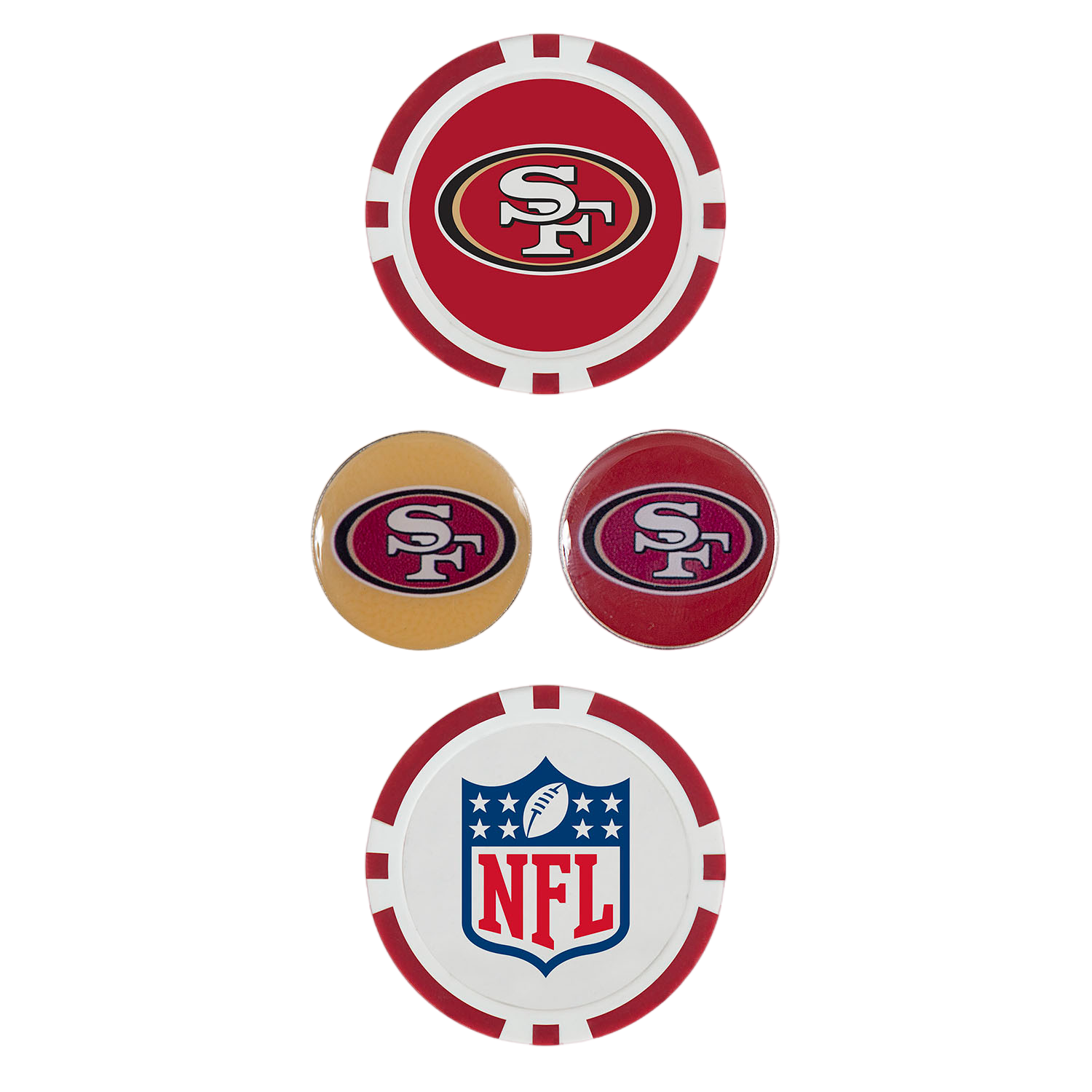 Team Effort San Francisco 49ers Ball Marker Set