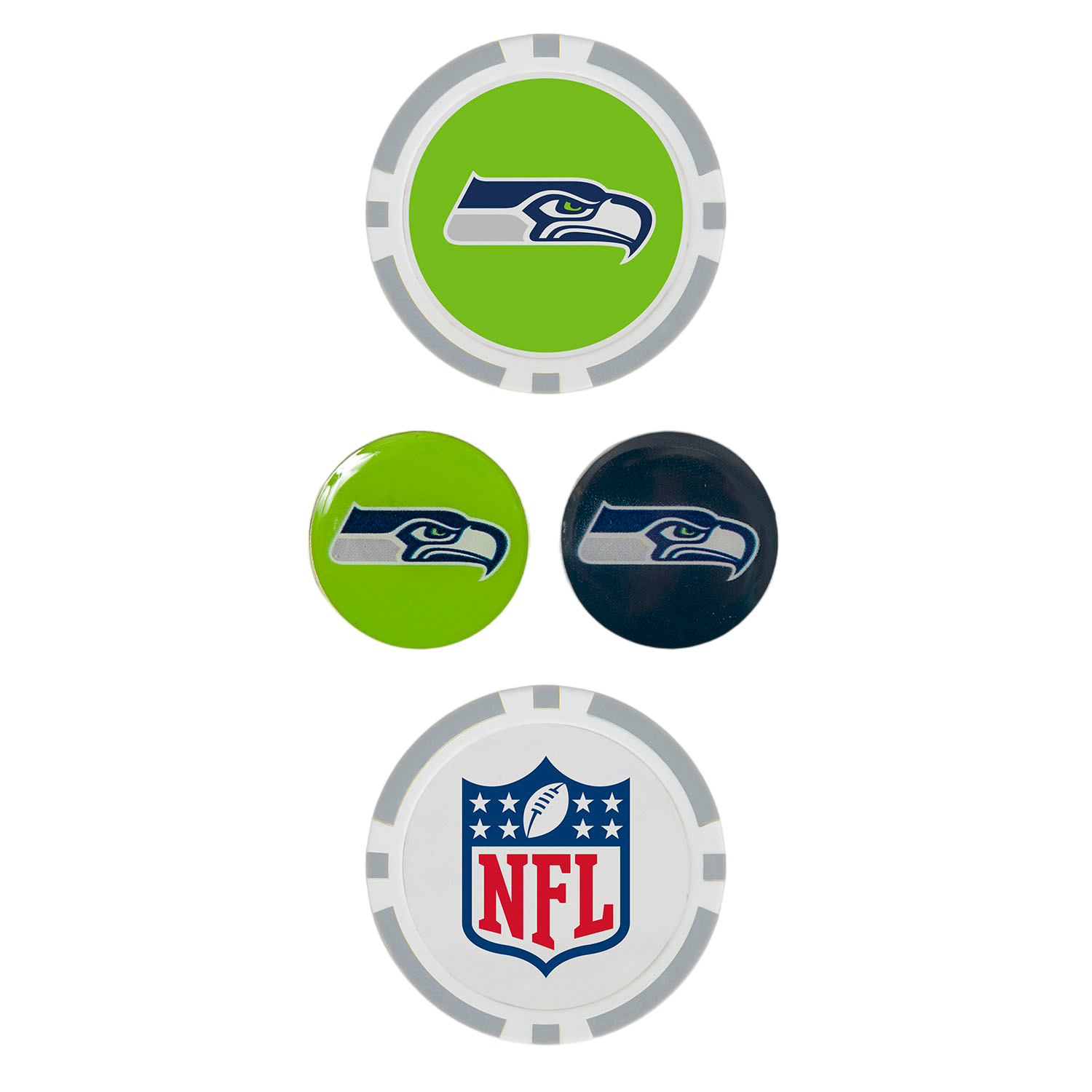 Team Effort Seattle Seahawks Ball Marker Set