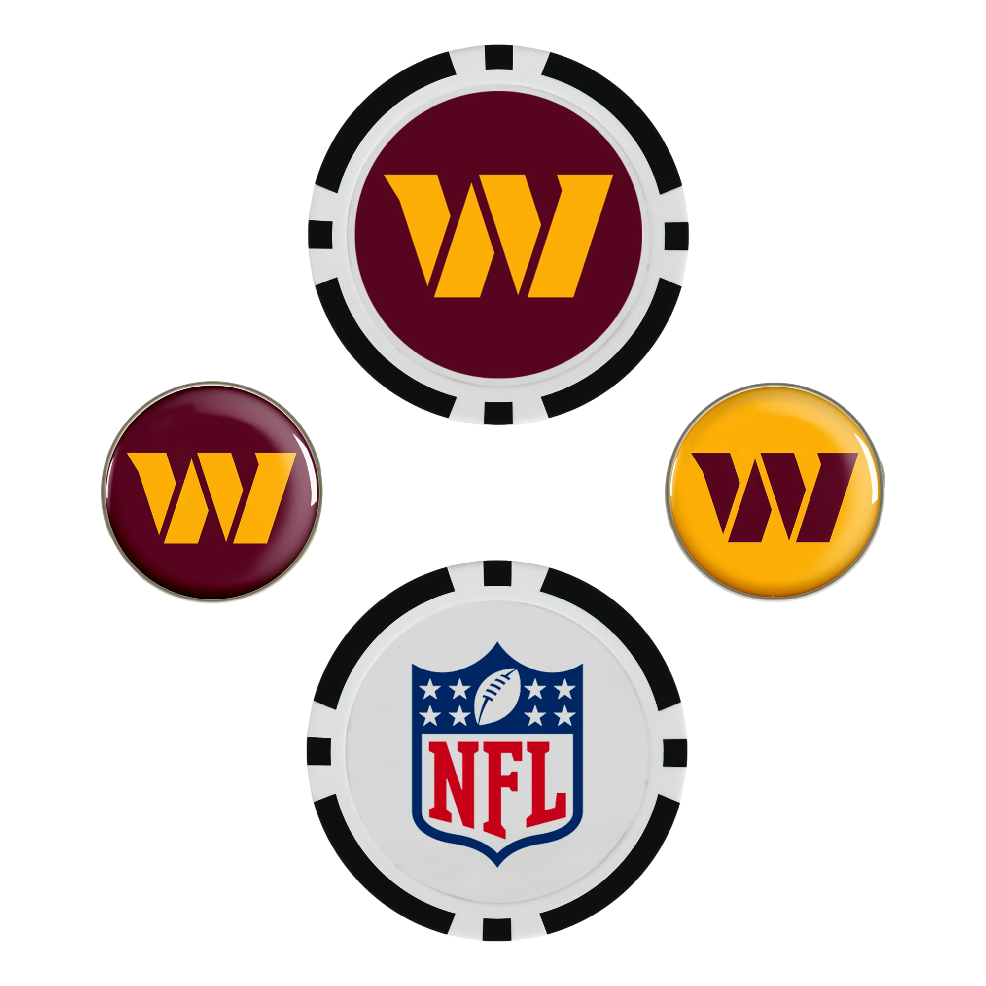 Washington Commanders Ball Marker Set