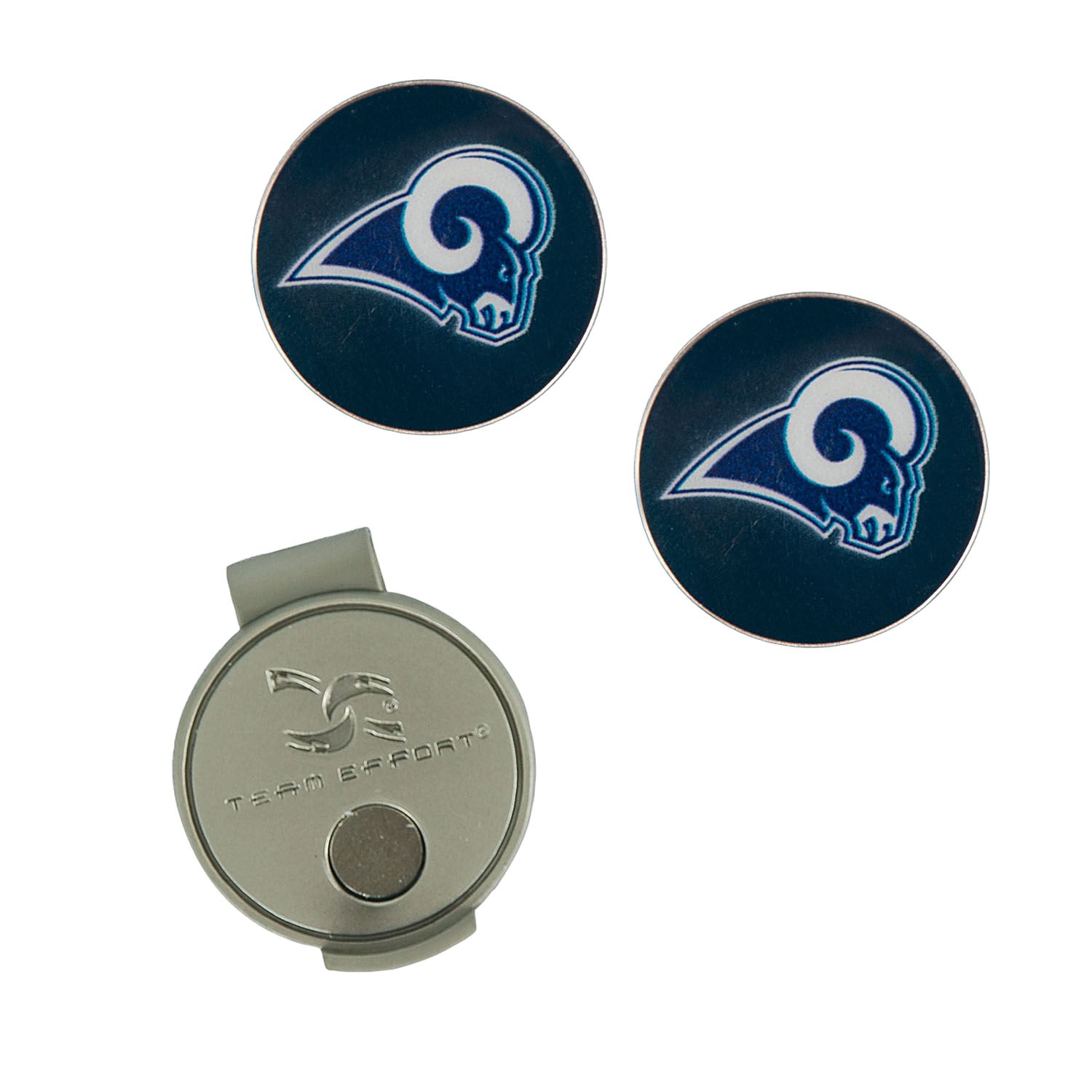 Team Effort Los Angeles Rams Hat Clip & Ball Marker