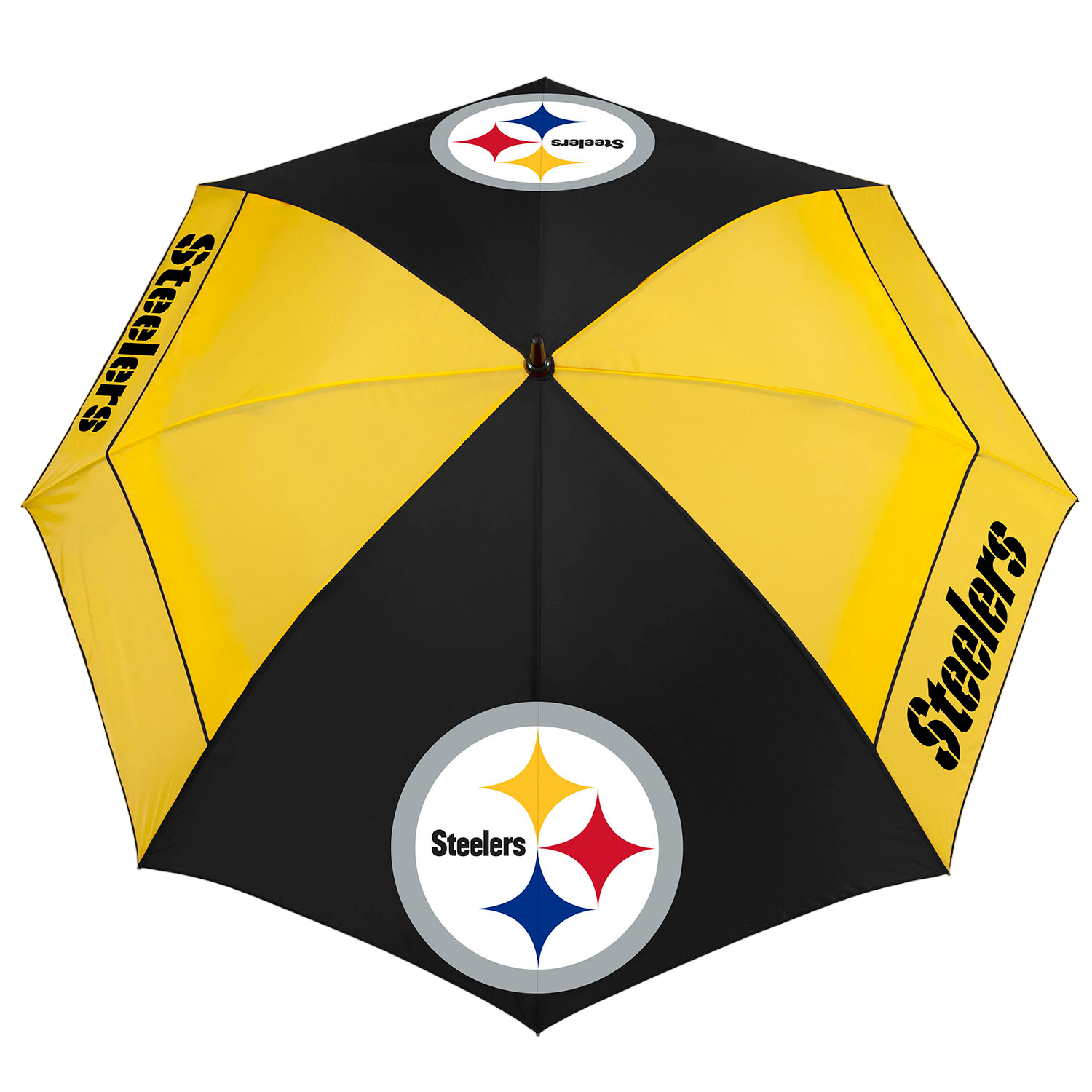 Team Effort Pittsburgh Steelers 62" WindSheer Lite Umbrella