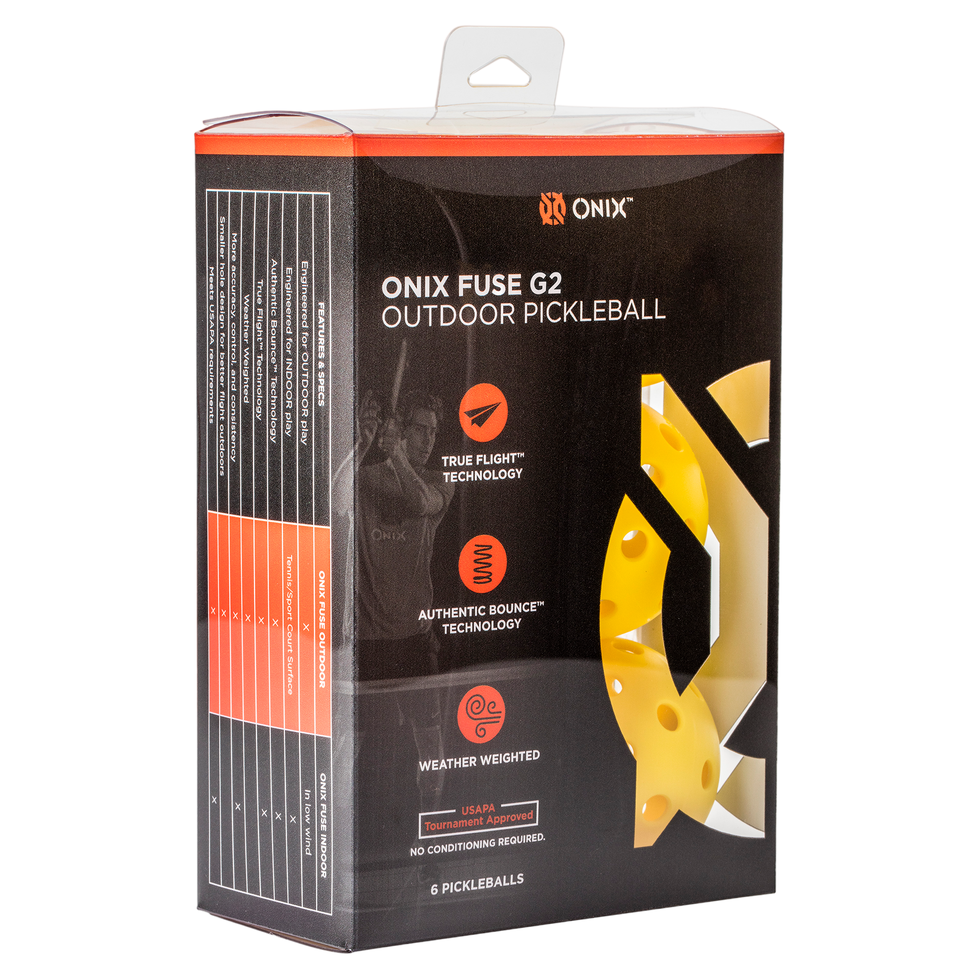 Outdoor Pickleball 6 Pack