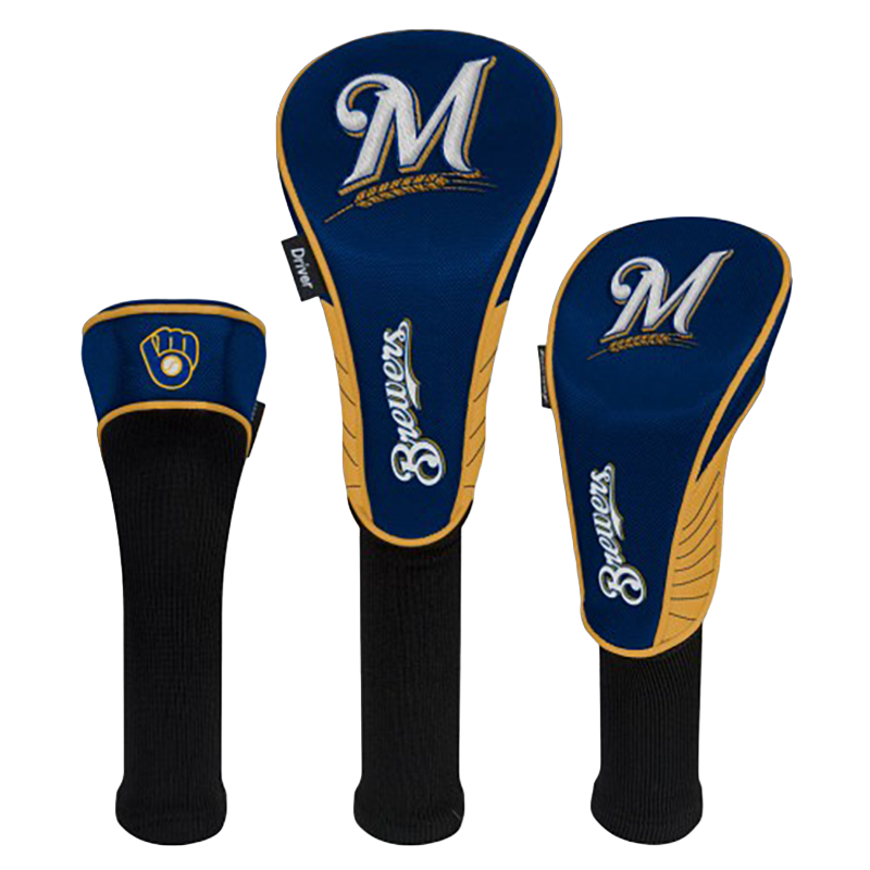 Milwaukee Brewers Set of 3 Headcovers