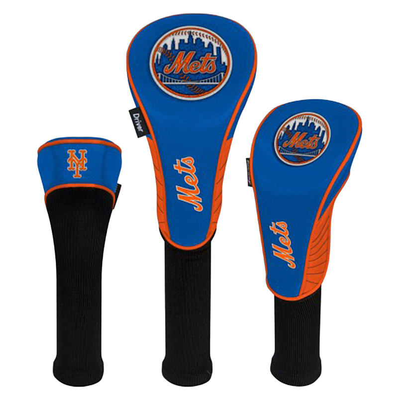 HEAD TEAM SUPERSHAPE ポール3本、靴、カバー6点セット Team Effort New York Mets Set of 3 Headcovers | PGA TOUR Superstore