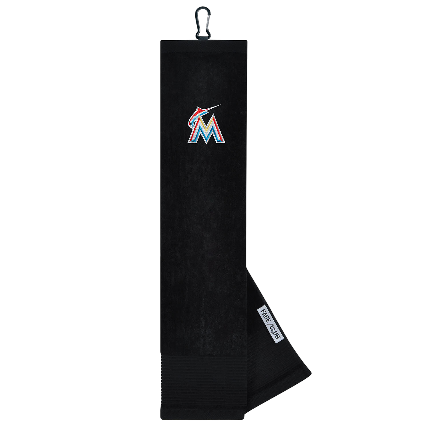 Team Effort Miami Marlins Tri-fold Embroidered Towel