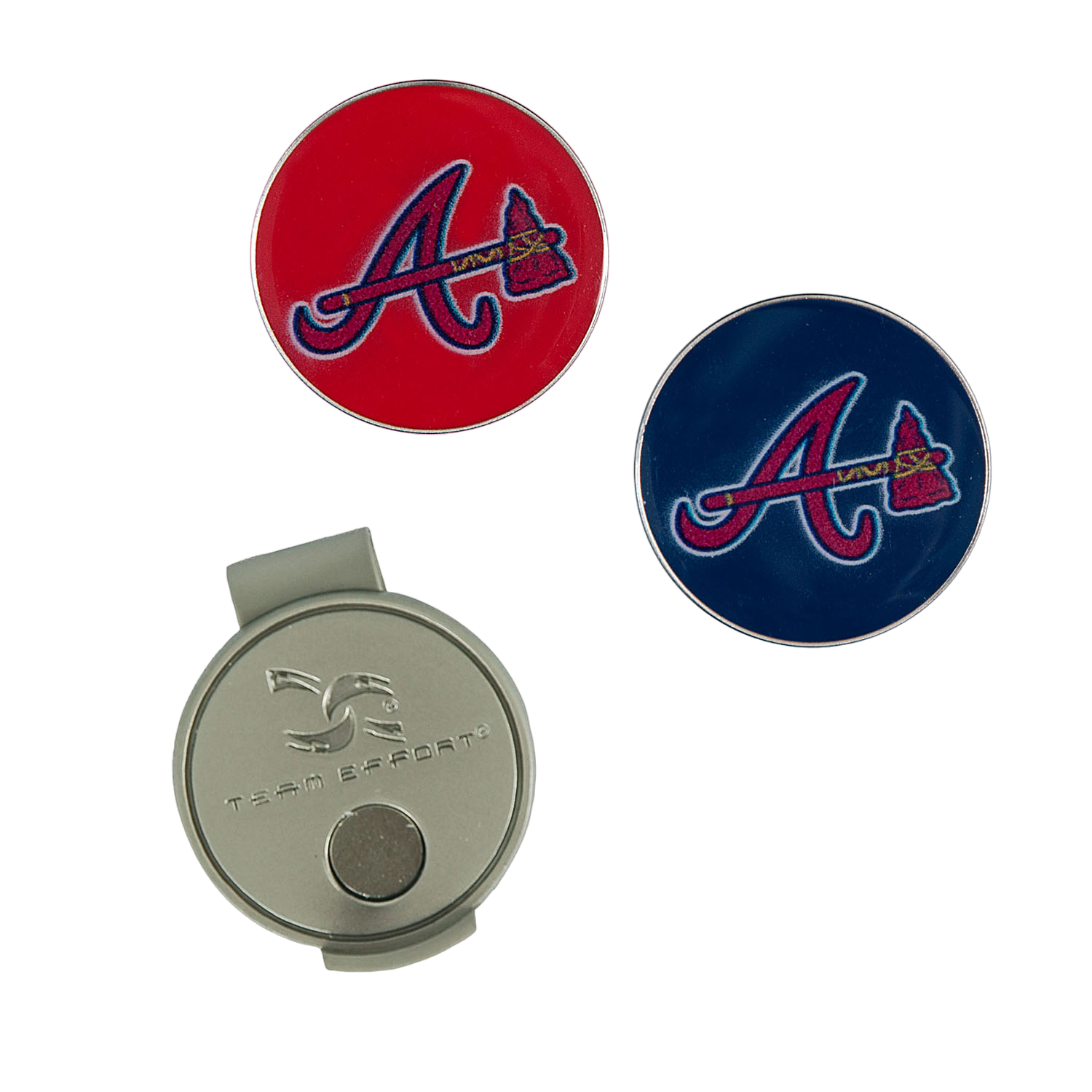 Team Effort Atlanta Braves Hat Clip