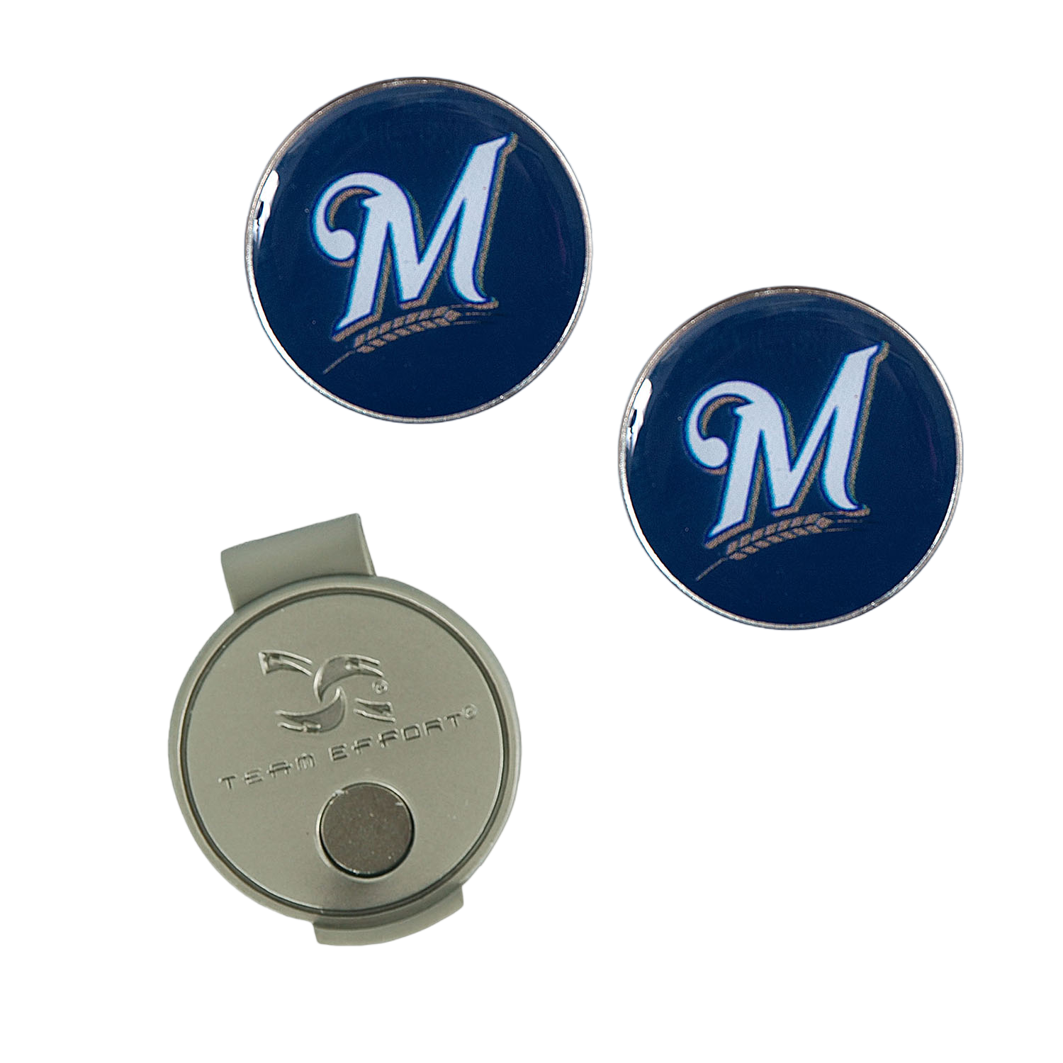 Team Effort Milwaukee Brewers Hat Clip Golf Tool