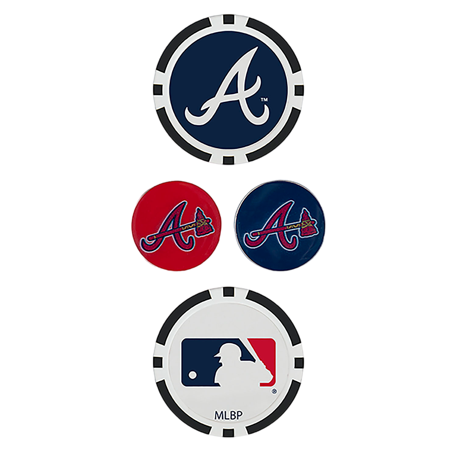 Team Effort Atlanta Braves Ball Marker Set