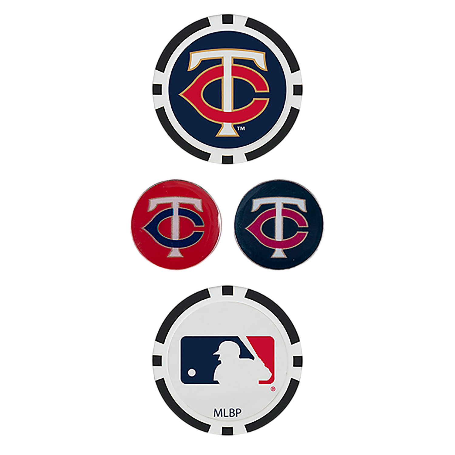 Team Effort Minnesota Twins Ball Marker Set