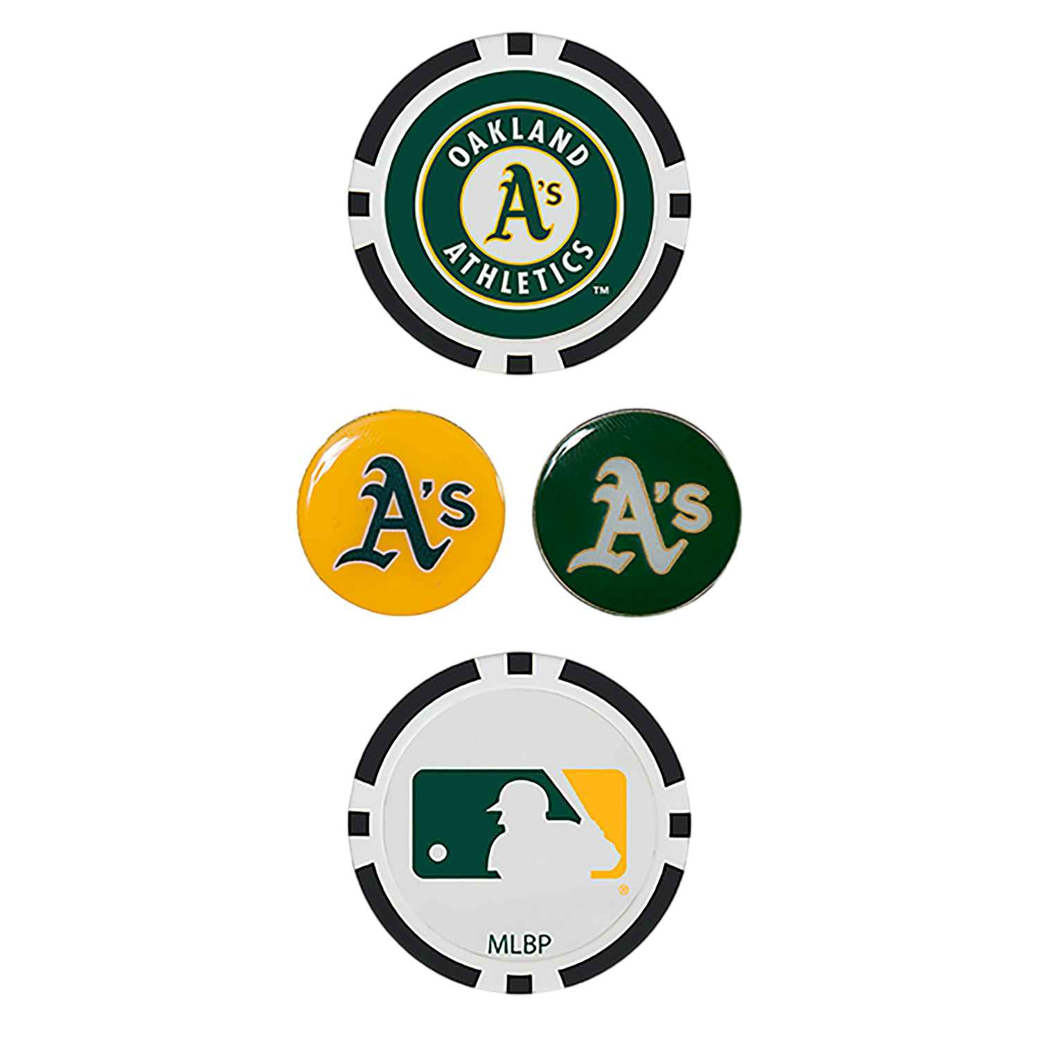 Team Effort Oakland Athletics Ball Marker Set
