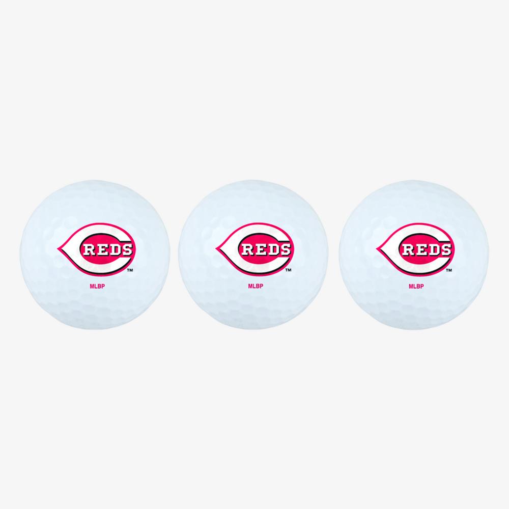 Team Effort Cincinnati Reds Golf Ball 3 Pack