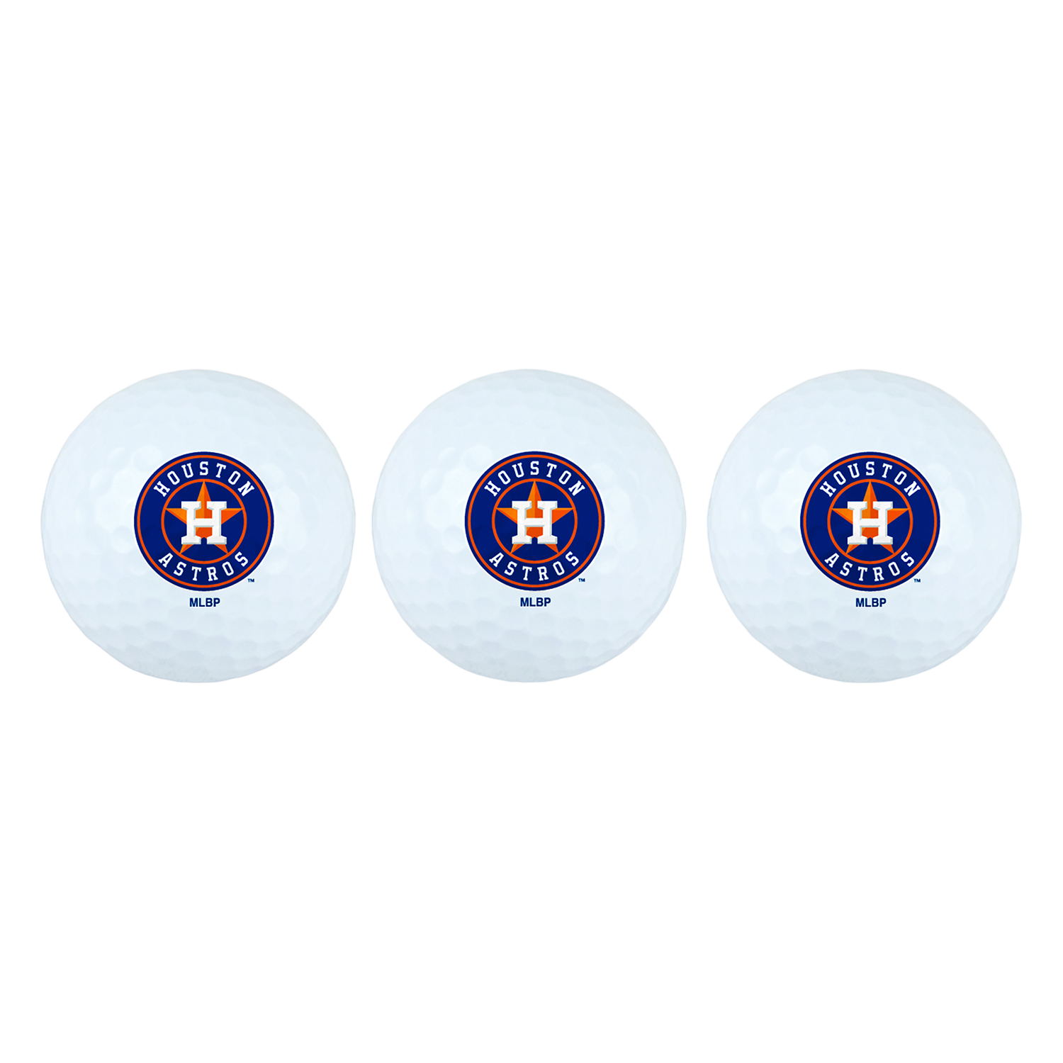 Team Effort Houston Astros Golf Ball 3 Pack