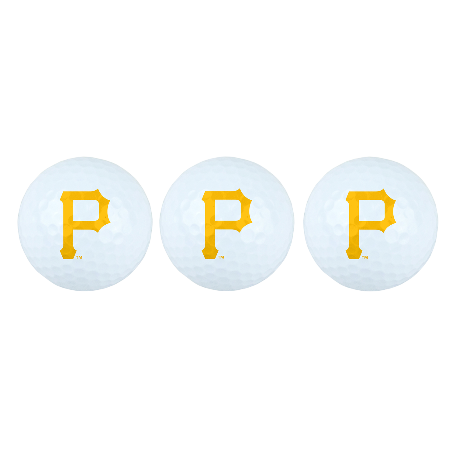 Team Effort Pittsburgh Pirates Golf Ball 3 Pack