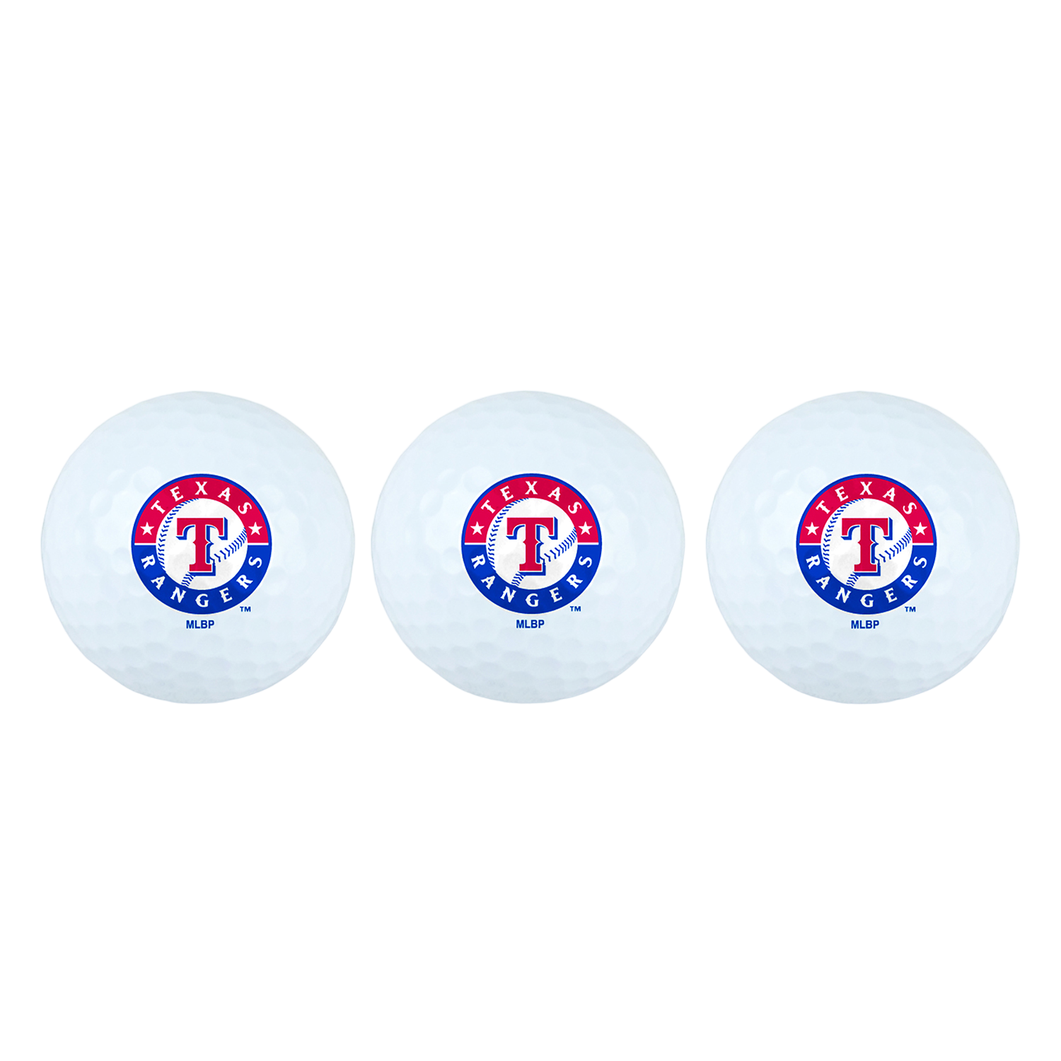 Team Effort Texas Rangers Golf Ball 3 Pack