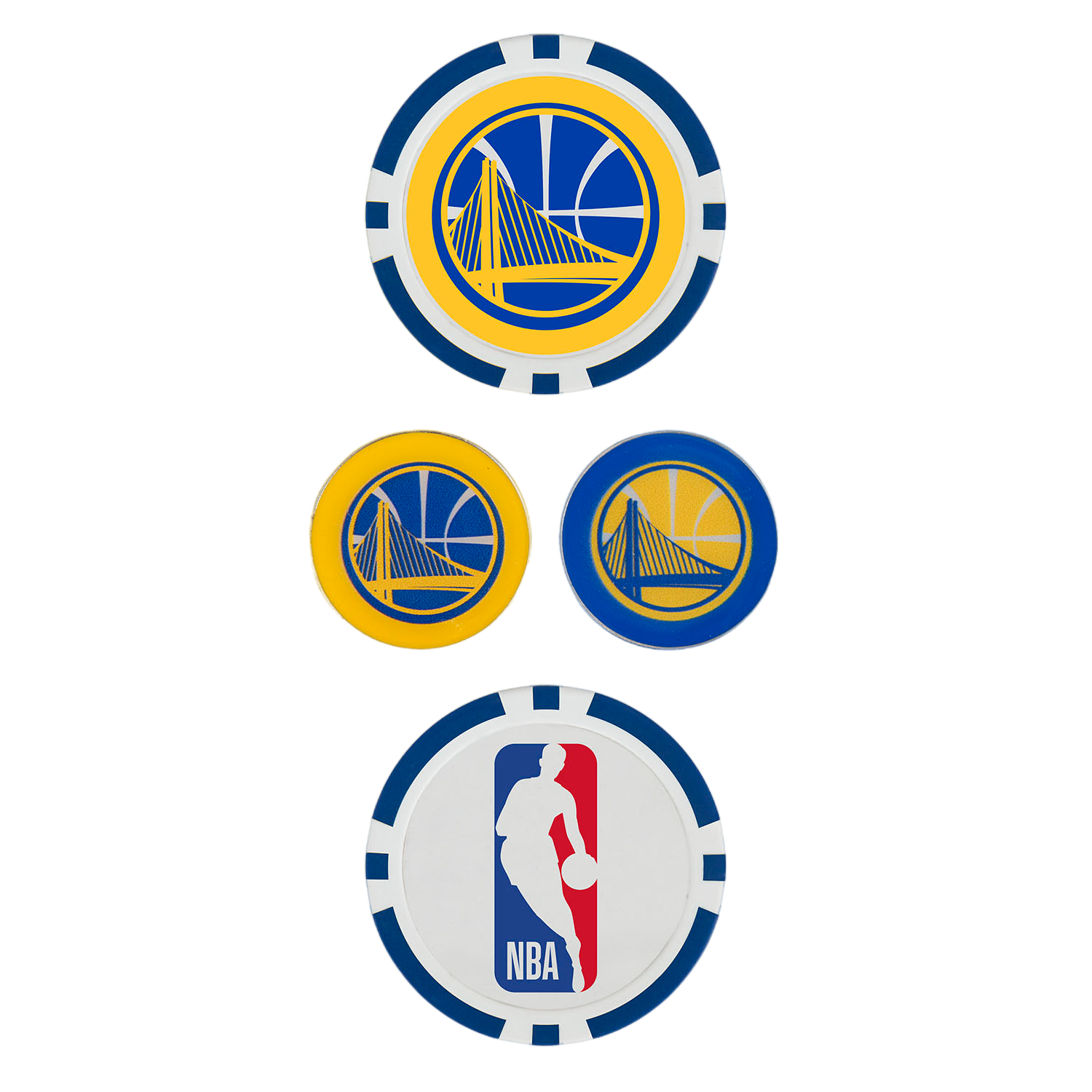 Team Effort Golden State Warriors Ball Marker Set