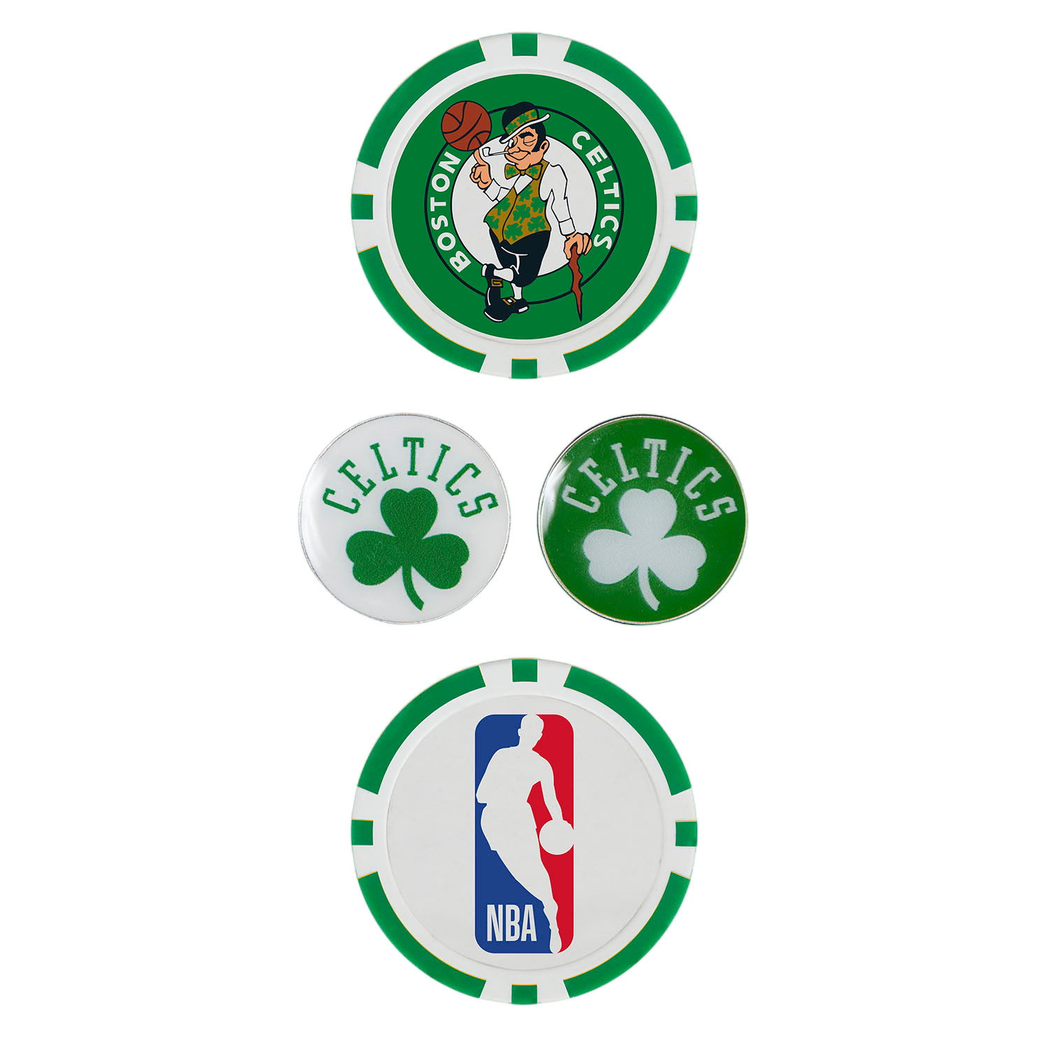 Team Effort Boston Celtics Ball Marker Set
