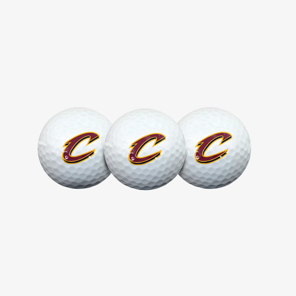 Team Effort Cleveland Cavaliers Golf Ball Pack of 3