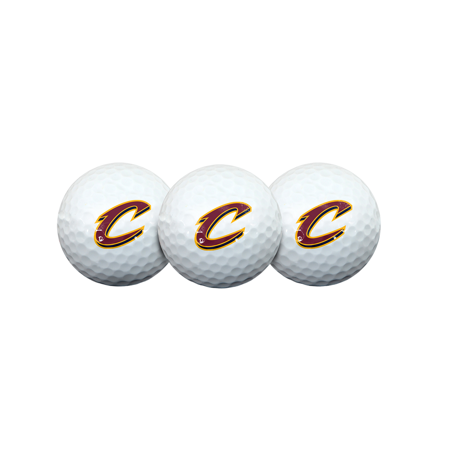 Team Effort Cleveland Cavaliers Golf Ball Pack of 3