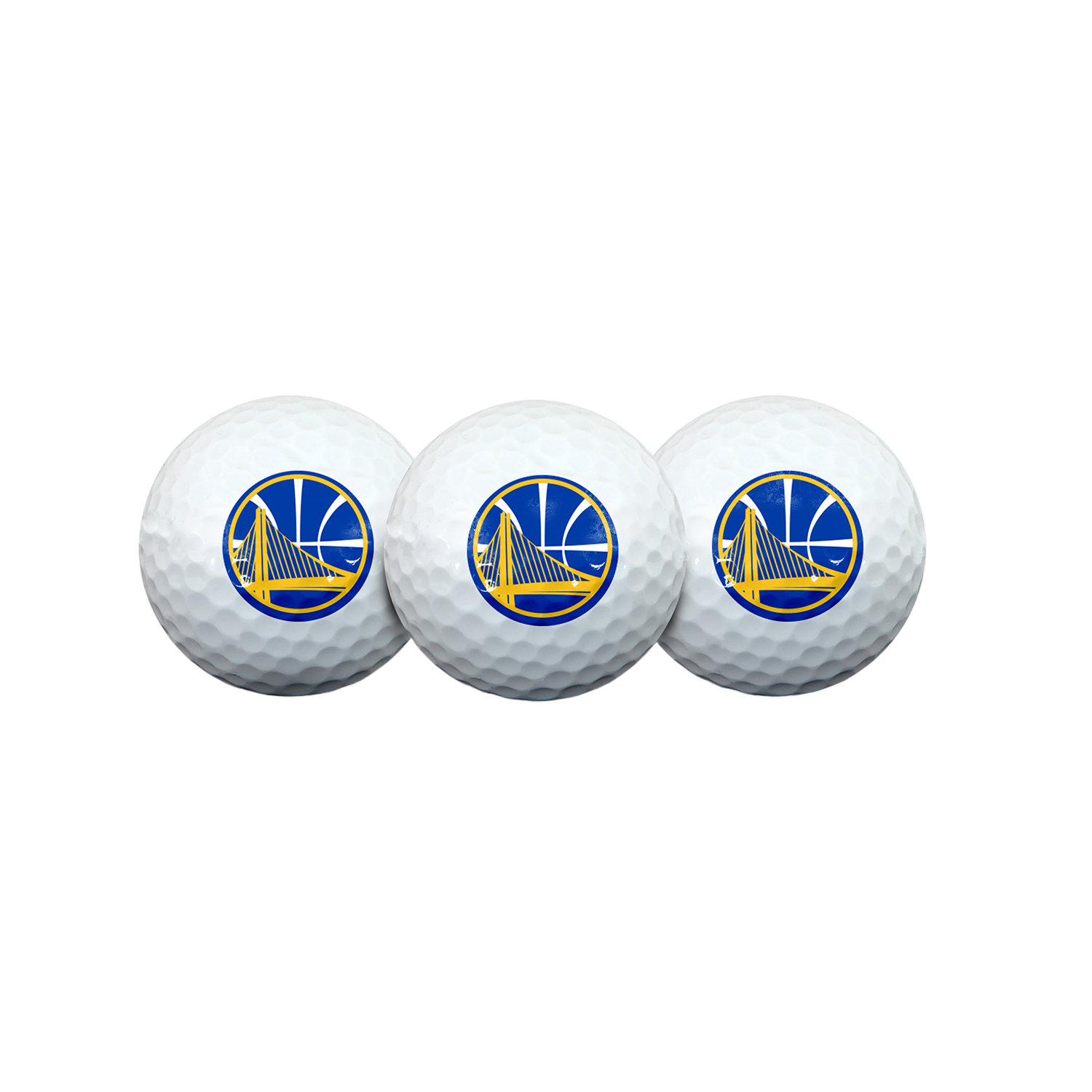 Team Effort Golden State Warriors Golf Ball Pack of 3