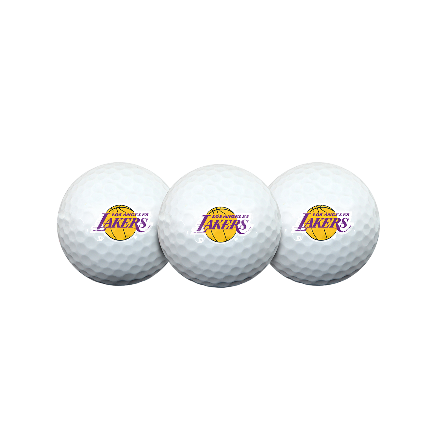 Team Effort Los Angeles Lakers Golf Ball Pack of 3