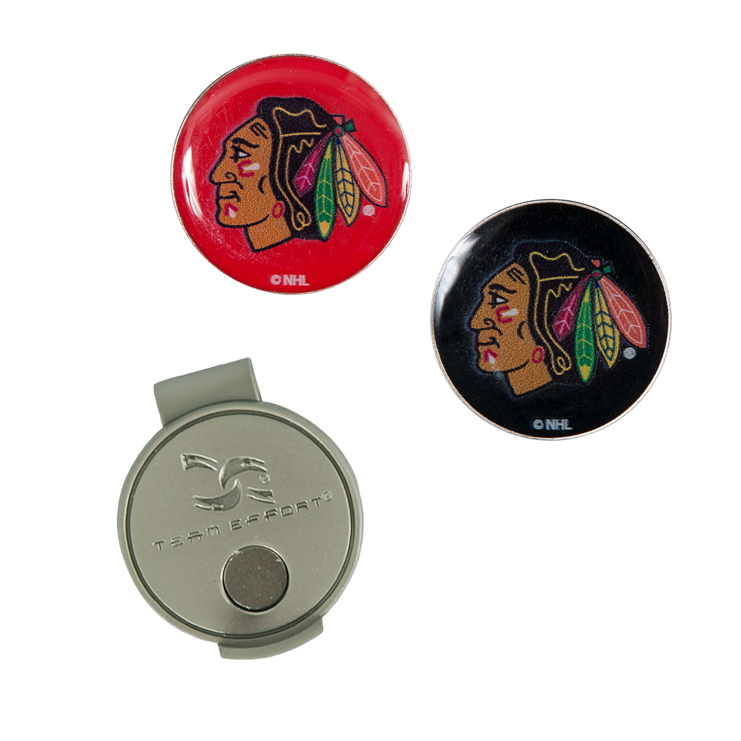 Team Effort Chicago Blackhawks Hat Clip