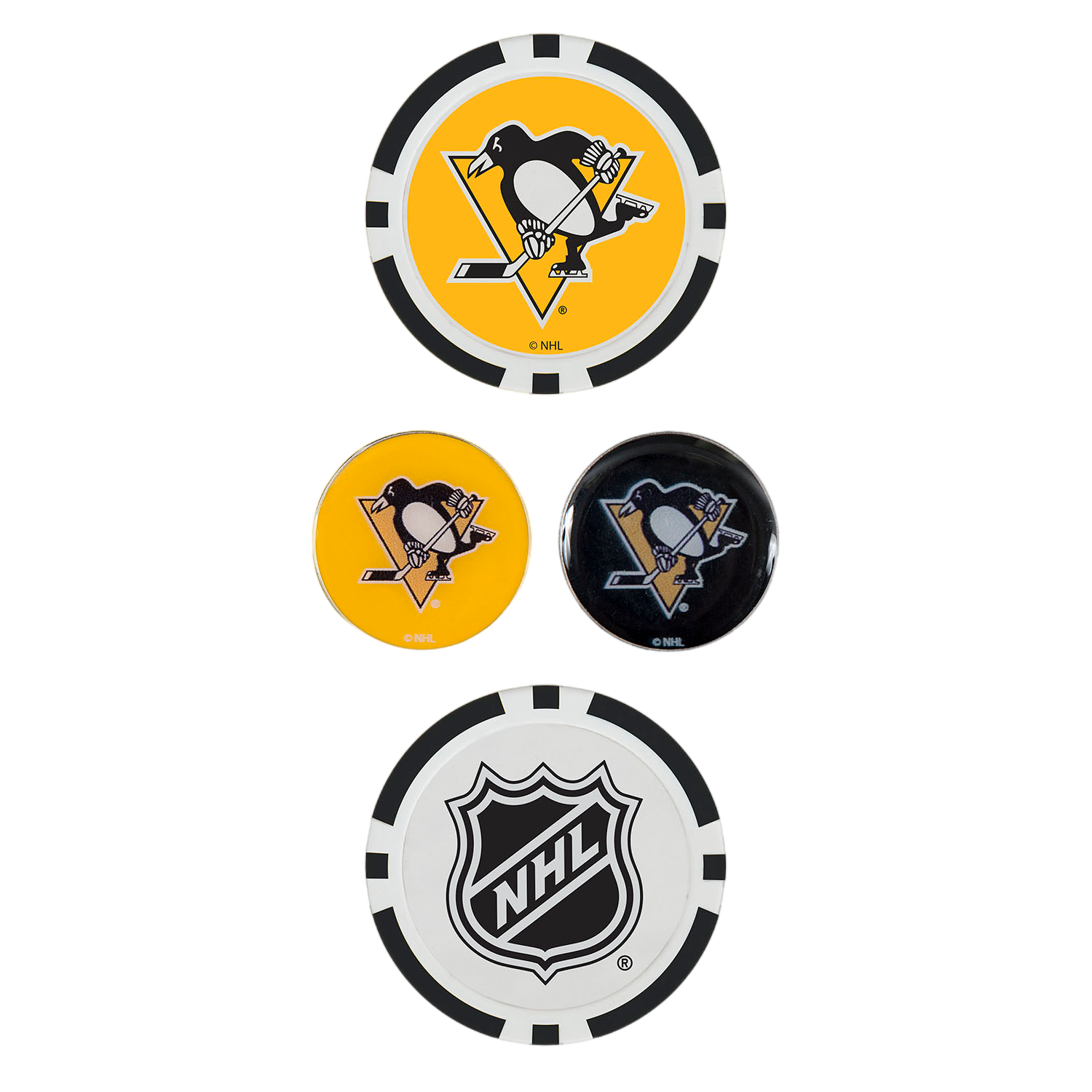 Team Effort Pittsburgh Penguins Ball Marker Set