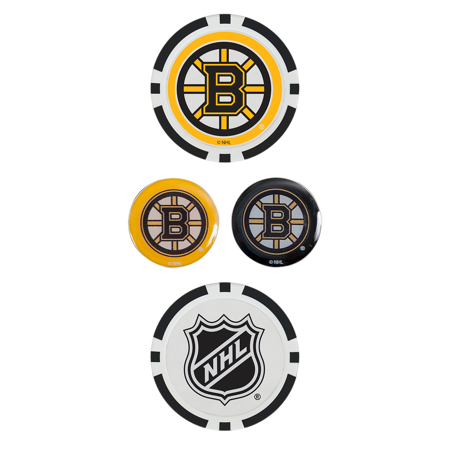 Team Effort Boston Bruins Ball Marker Set