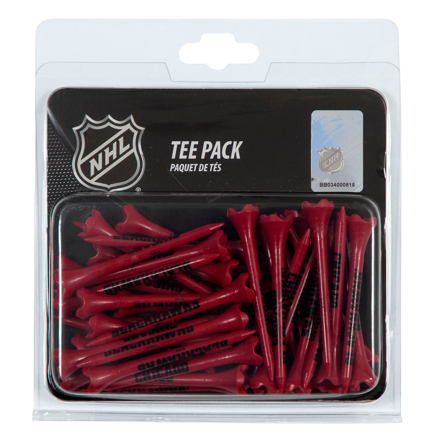 Chicago Blackhawks 2-3/4" Tee 40-Pack