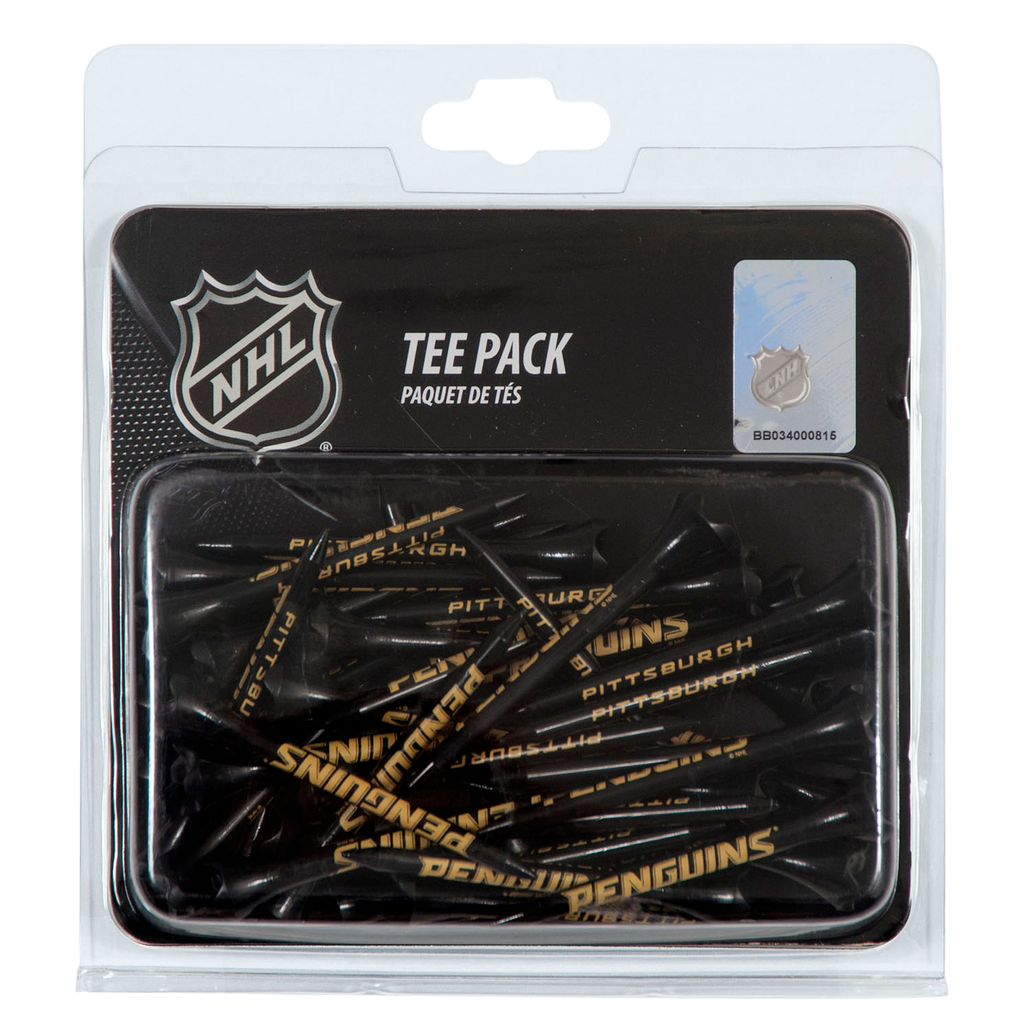 Team Effort Pittsburgh Penguins 2-3/4" Tee 40-Pack