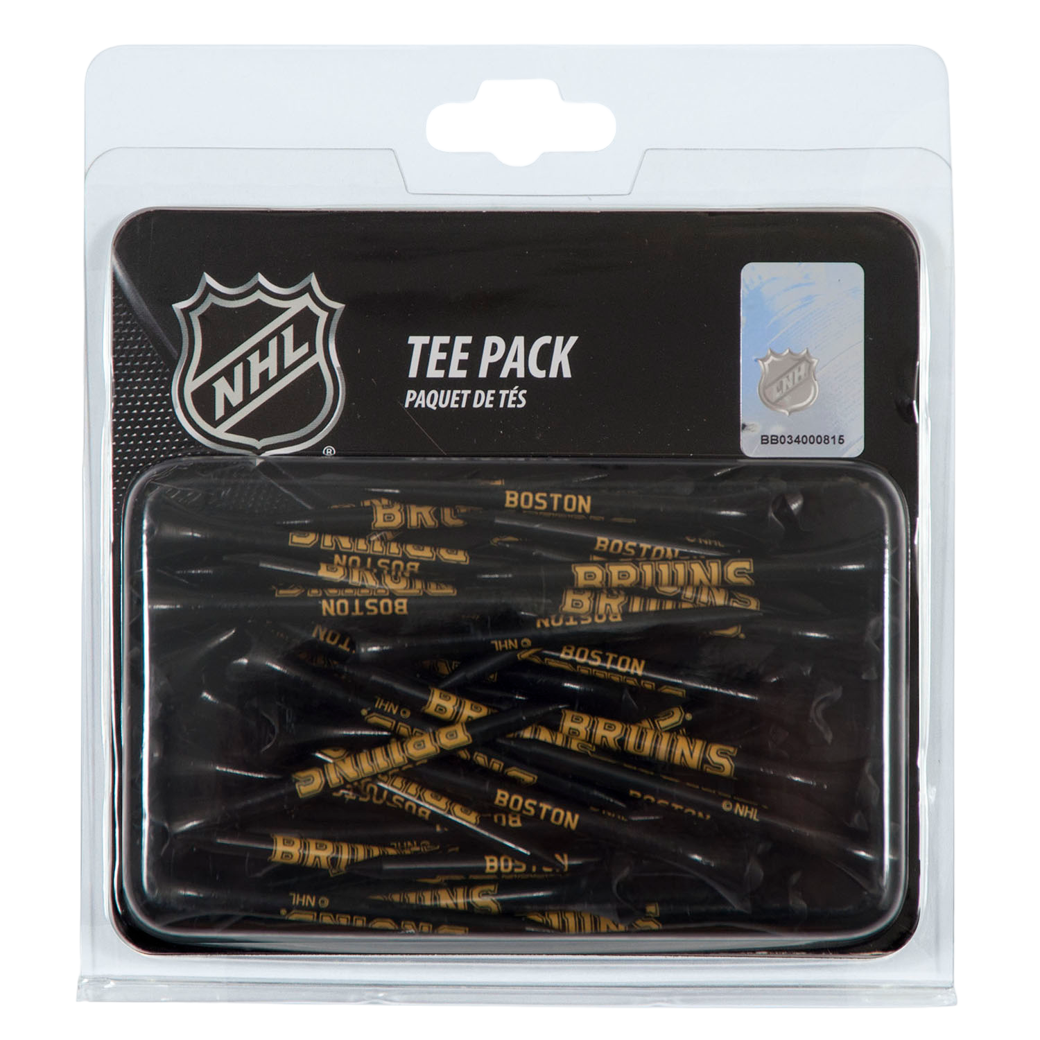 Team Effort Boston Bruins 2-3/4" Tee 40-Pack