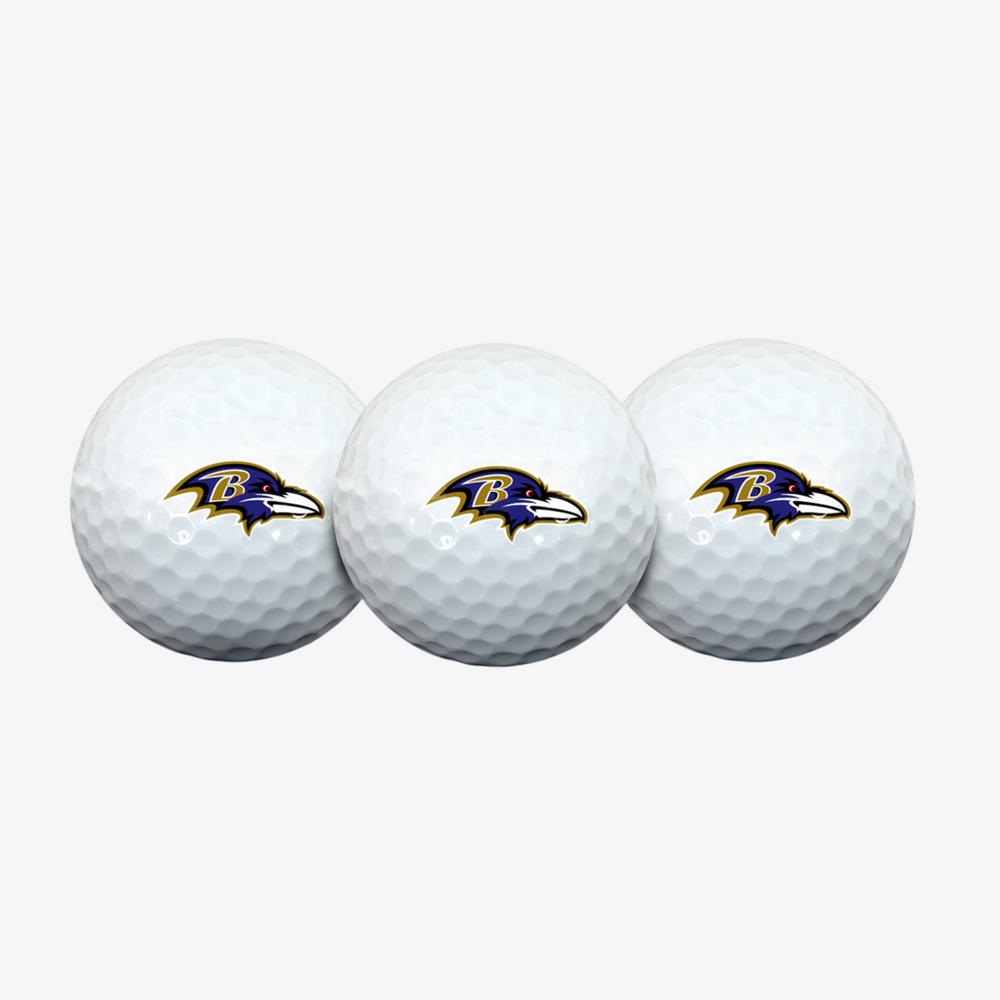 Team Effort Baltimore Ravens Golf Ball 3 Pack