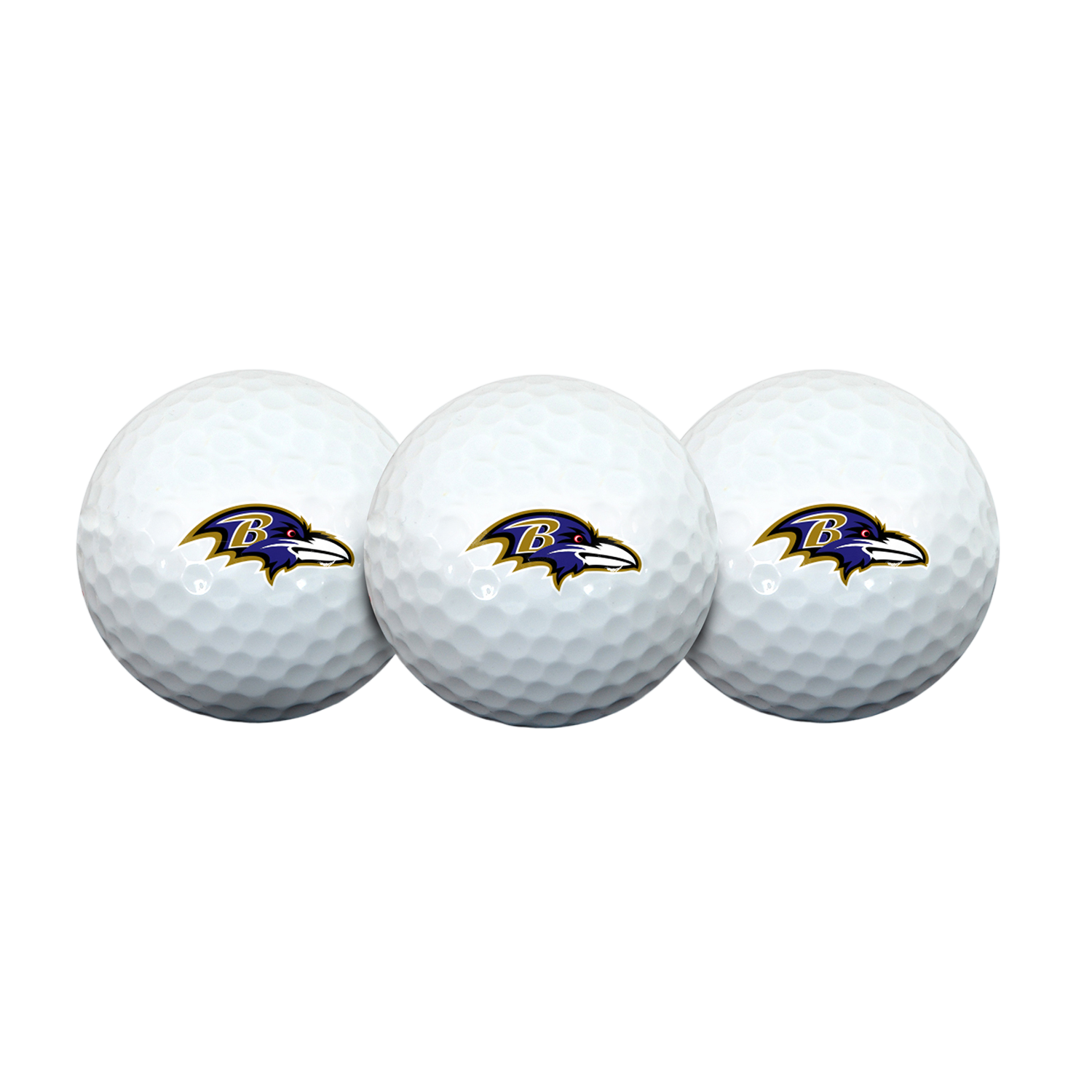 Team Effort Baltimore Ravens Golf Ball 3 Pack