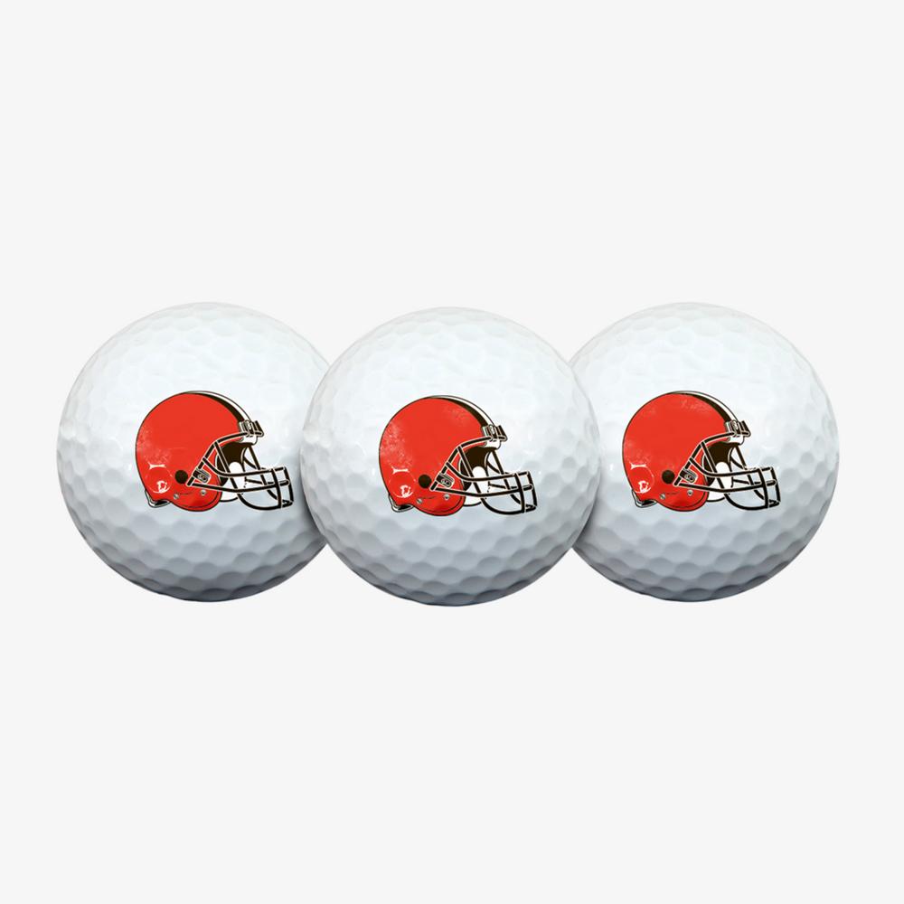 Team Effort Cleveland Browns Golf Ball 3 Pack