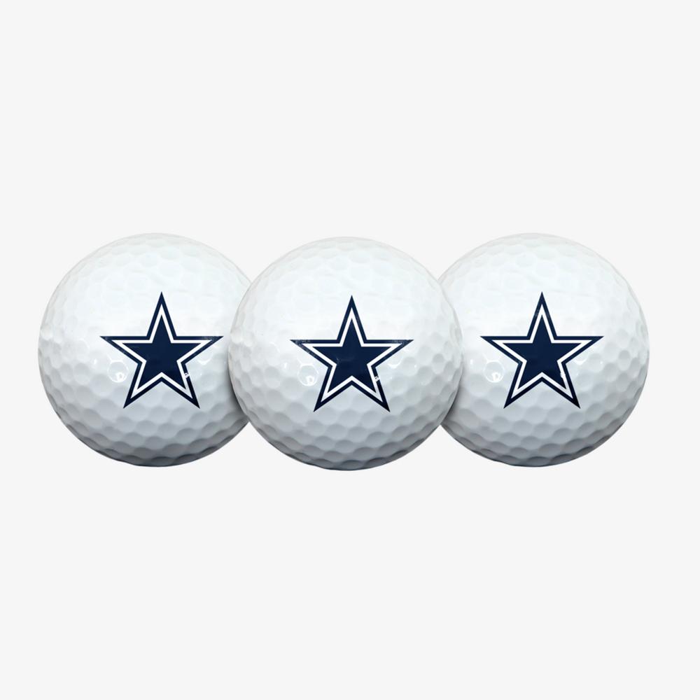 Team Effort Dallas Cowboys Golf Ball 3 Pack