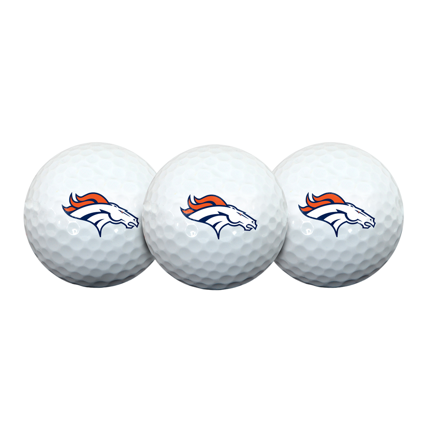 Team Effort Denver Broncos Golf Ball 3 Pack