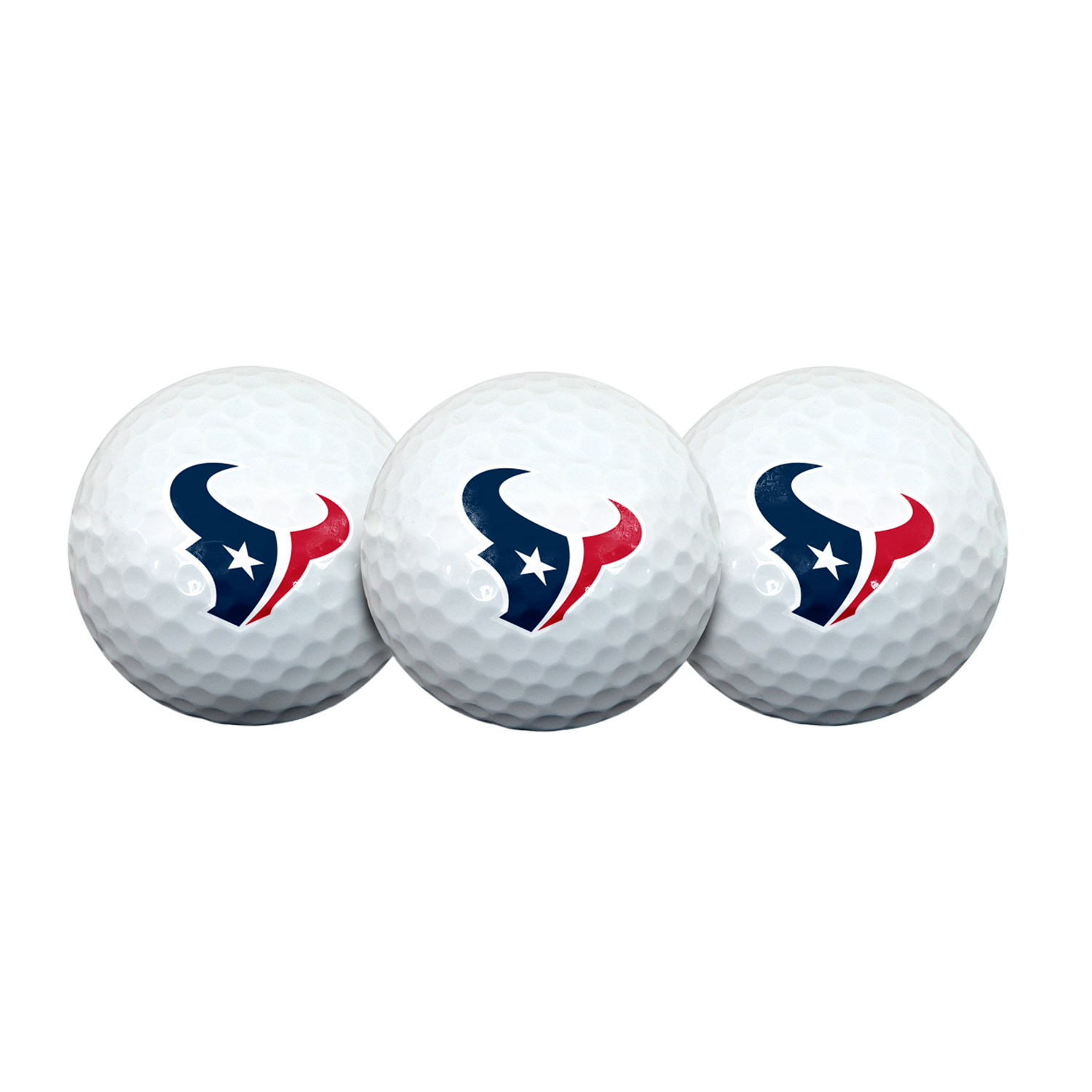 Team Effort Houston Texans Golf Ball 3 Pack