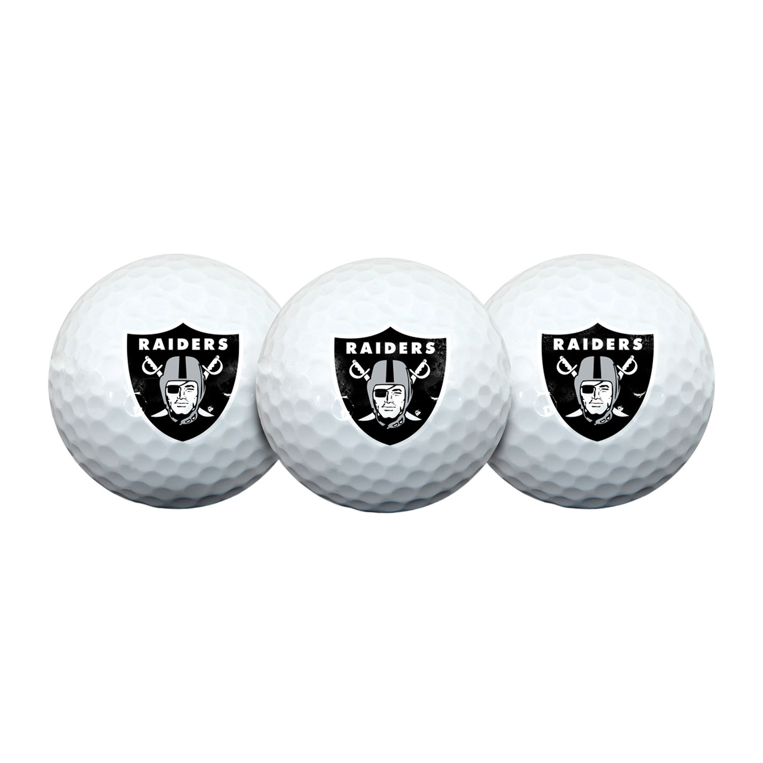 Team Effort Oakland Raiders Golf Ball 3 Pack