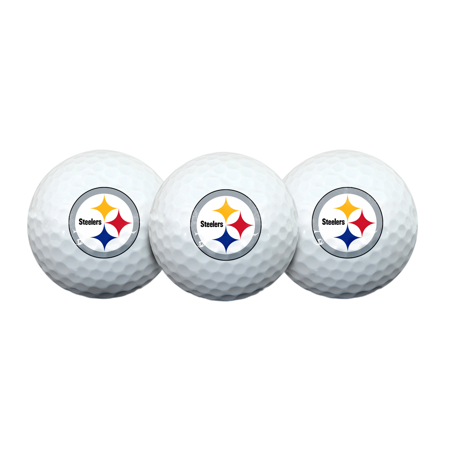 Team Effort Pittsburgh Steelers Golf Ball 3 Pack