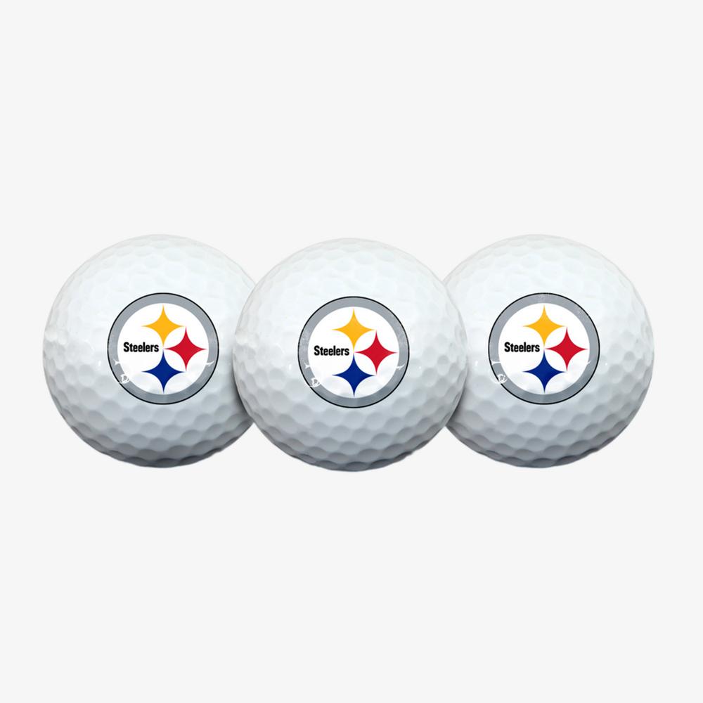 Team Effort Pittsburgh Steelers Golf Ball 3 Pack