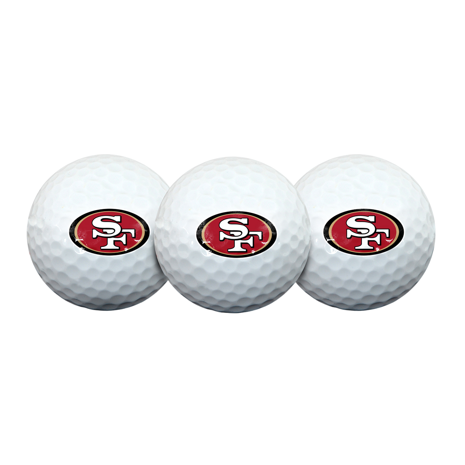 Team Effort San Francisco 49ers Golf Ball 3 Pack