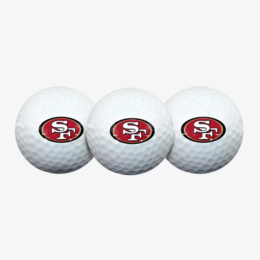 Team Effort San Francisco 49ers Golf Ball 3 Pack