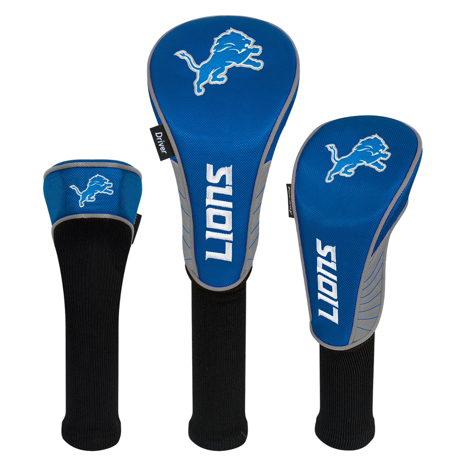 Team Effort Detroit Lions Set of 3 Headcovers