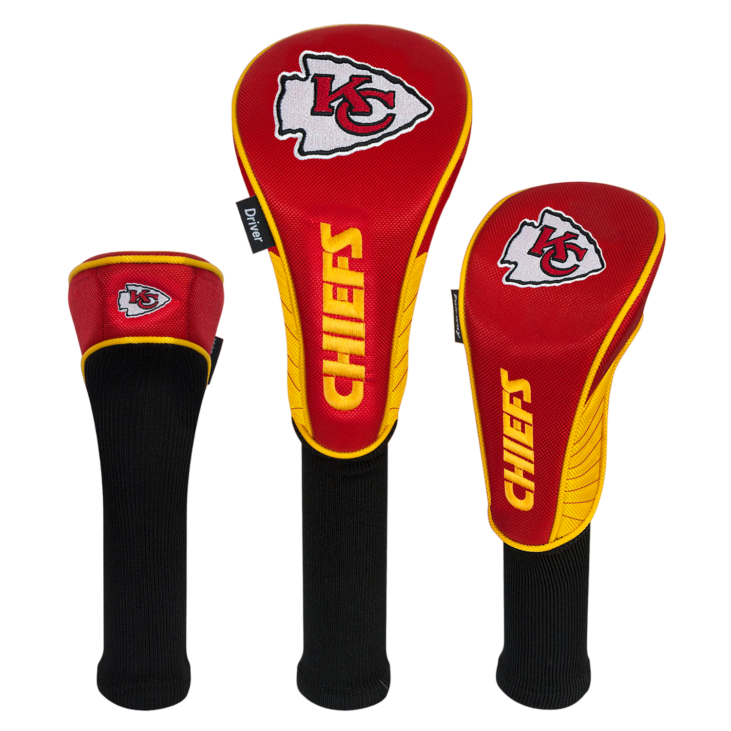 Team Effort Kansas City Chiefs Set of 3 Headcovers