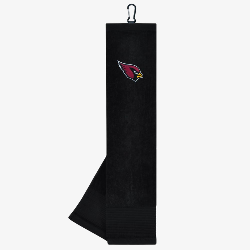 Team Effort Arizona Cardinals Face/Club Tri-Fold Embroidered Towel