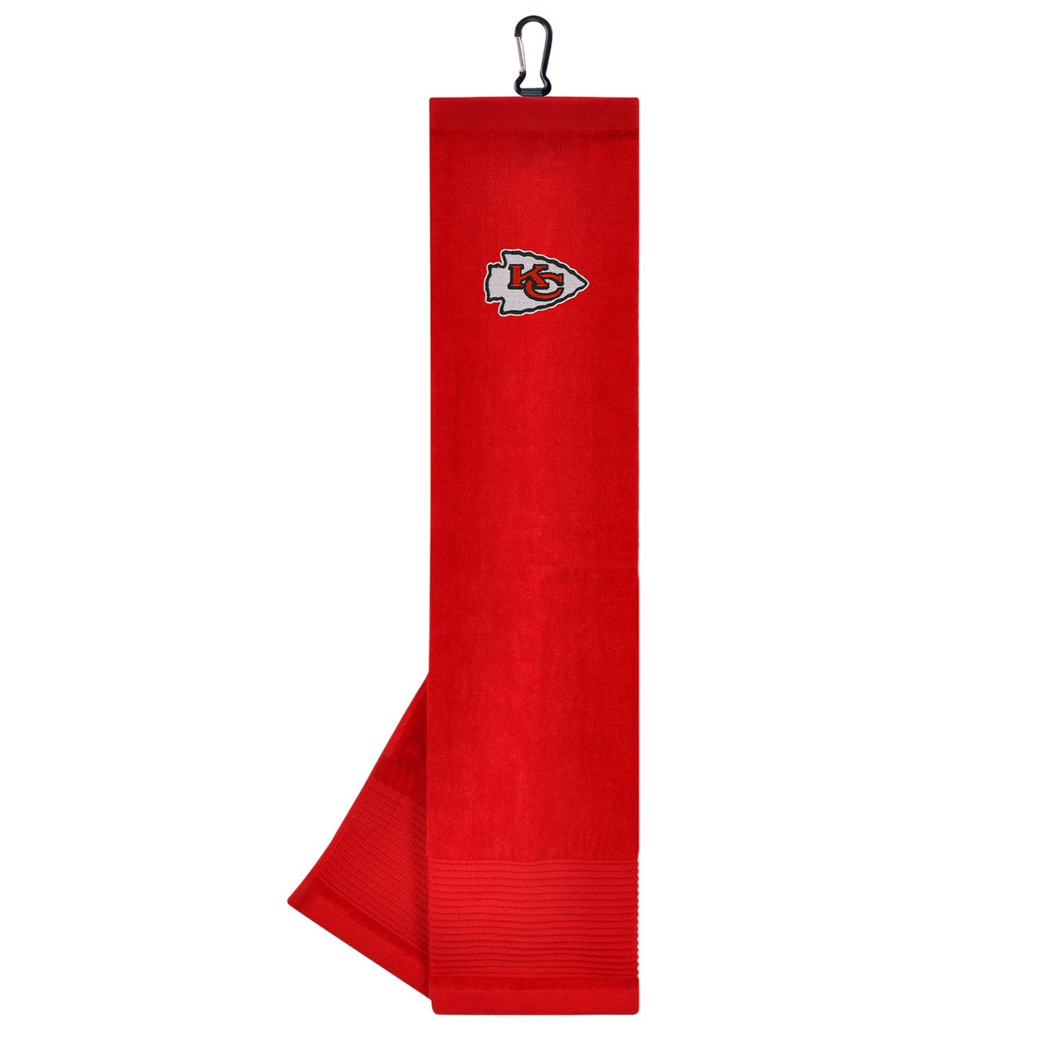 Team Effort Kansas City Chiefs Face/Club Tri-Fold Embroidered Towel
