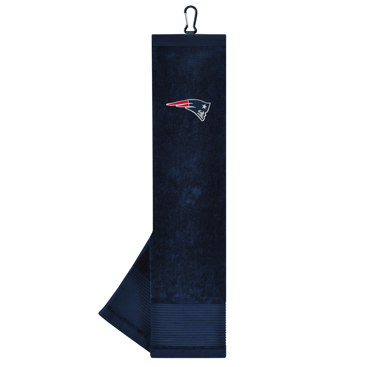 Team Effort New England Patriots Face/Club Tri-Fold Embroidered Towel