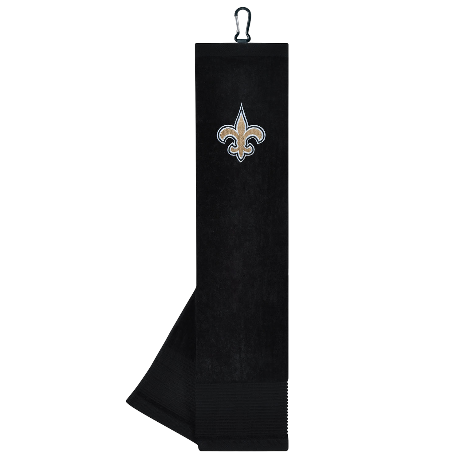 Team Effort New Orleans Saints Face/Club Tri-Fold Embroidered Towel