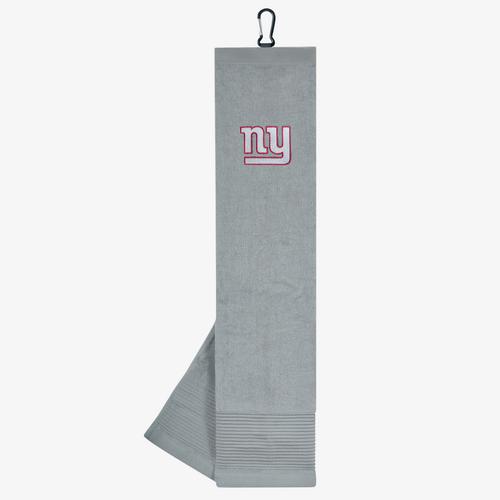 Team Effort New York Giants Face/Club Tri-Fold Embroidered Towel
